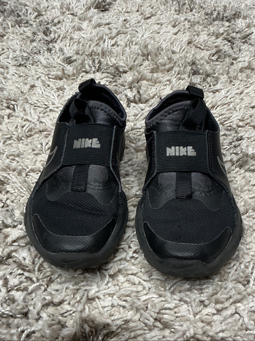 Nike Kids Black Slip-On Athletic Sneakers